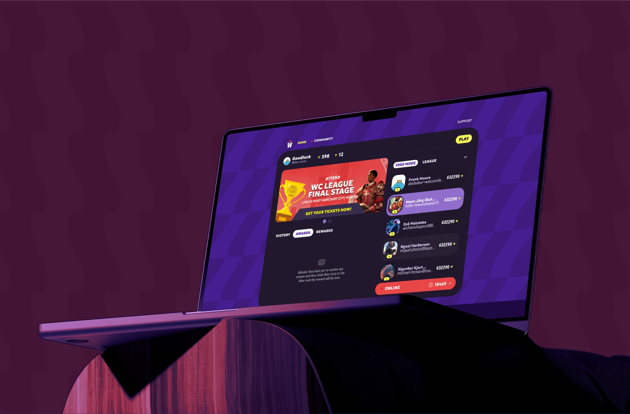 Wordchamps features